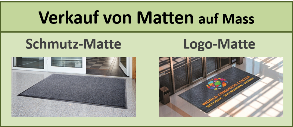 Schmutzmatten, Logomatten, Kaufen, Verkaufen